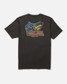 The Salty Crew Men's Neon Sign Tee in Black The Salty Crew Men's Neon Sign Tee in Black