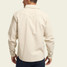 Howler Brothers Men's Novato Shirt Oatmeal White back