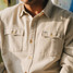 Howler Brothers Men's Novato Shirt Oatmeal White side