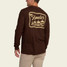 The Howler Brothers Men's Howler Posse Long Sleeve Tee in Mahogany The Howler Brothers Men's Howler Posse Long Sleeve Tee in Mahogany