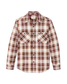 The Filson Men's Rangeland Flannel in Red and Brown The Filson Men's Rangeland Flannel in Red and Brown
