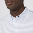 The Mizzen+Main Men's Versa Trim Polo in White Multi Stripe