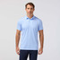 The Mizzen Main Men's Versa Trim Polo in Cloud Blue Stacked Geo