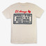The El Arroyo Marquee Tee in Ivory The El Arroyo Marquee Tee in Ivory
