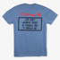 El Arroyo Marquee Tee in Blue Jean front view