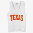 TYLER'S Women's Texas Tried N True Tank Top White front view