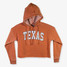 The Chicka-D Women's Texas Longhorns Campus Hoodie in Burnt Orange