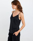 Bella Dahl Women's Frayed Cami in Black