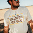 Poncho Outdoors The Texas Way Tee White front detail