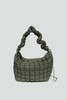 Street Level Scrunch Quilted Tote Washed Army