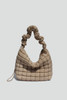 Street Level Scrunch Quilted Tote in Ivory Street Level Scrunch Quilted Tote in Ivory