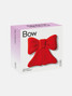 DOIY Design Bow Jewelry Box red front view