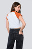 Hype and Vice Women's University of Texas Homerun Tee in Burnt Orange back view