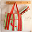 Talking Tables Chilli Bon Appetit Recycled Plastic Tote Bag Red