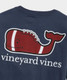 The Vineyard Vines Boys' Football Whale Longsleeve Pocket Tee