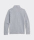 Vineyard Vines Boys' Saltwater Quarter-Zip Pullover in Granite White flat lay