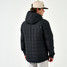 Burlebo Men's Puffer Jacket in Black side view