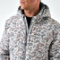 Burlebo Men's Puffer Jacket in Classic Deer Camo side view
