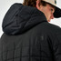 Burlebo Men's Puffer Jacket in Black detail view