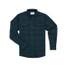 Poncho Outdoors Men's Original Flannel in Cascade front view angle
