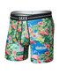 SAXX Men's Volt Breathable Mesh Boxer Brief in Flamingo Day / Multi