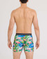 SAXX Men's Volt Breathable Mesh Boxer Brief in Flamingo Day / Multi