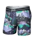 SAXX Men's Volt Breathable Mesh Boxer Brief in Midnight Sun / Black