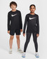Nike Kids' Legend Dri-FIT Long Sleeve Tee Black front view