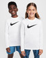 Nike Kids' Legend Dri-FIT Long Sleeve Tee White detail view