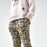 Burlebo Boys' Camo Fleece Joggers in Classic Deer Camo back view