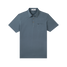 Poncho Outdoors Men's Field Polo in Dinner Bell with Stormy Weather accents, front view