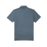 Poncho Outdoors Men's Field Polo in Dinner Bell with Stormy Weather accents, back view