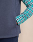 Southern Tide Men's Waterfront Quilted Vest in Dress Blue detail