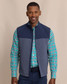 Southern Tide Men's Waterfront Quilted Vest in Dress Blue side view