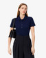 Lacoste Women's Short Sleeve Slim Fit Polo in Navy Blue