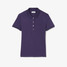 Lacoste Women's Short Sleeve Slim Fit Polo in Deep Purple worn
