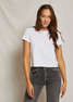 perfectwhitetee Women's Springsteen Tee in White perfectwhitetee Women's Springsteen Tee in White