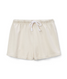 perfectwhitetee Women's Layla French Terry Sweatshorts in Sugar front view