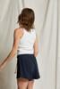 perfectwhitetee Women's Layla French Terry Sweatshorts in Navy back