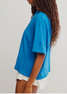 FP Movement Women's Tackle Tee Light Cobalt front view