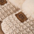 Ugg Kids' Cozy II Knit Slippers Cream back view