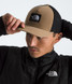 The North Face Keep it Patch Trucker Hat in utility Brown/ TNF Black