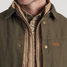 The Southern Marsh Men's Bishop Rugged Canvas Jacket in Dark Olive