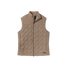 The Southern Marsh Men's Lawrence Quilted Vest in Burnt Taupe