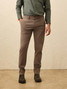 Faherty Men's Coastline Stretch Chino Pants in Alpine Brown back view