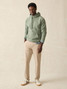 Faherty Men's Coastline Stretch Chino Pants in Utility Khaki back view
