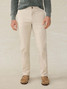 Faherty Men's Coastline Stretch Chino Pants in Stone detail view