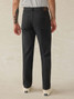 Faherty Men's Stretch Terry 5-Pocket Pants in Onyx Black front view