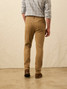 Faherty Men's Stretch Terry 5-Pocket Pants in Elk Brown back view