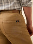 Faherty Men's Stretch Terry 5-Pocket Pants in Elk Brown side view